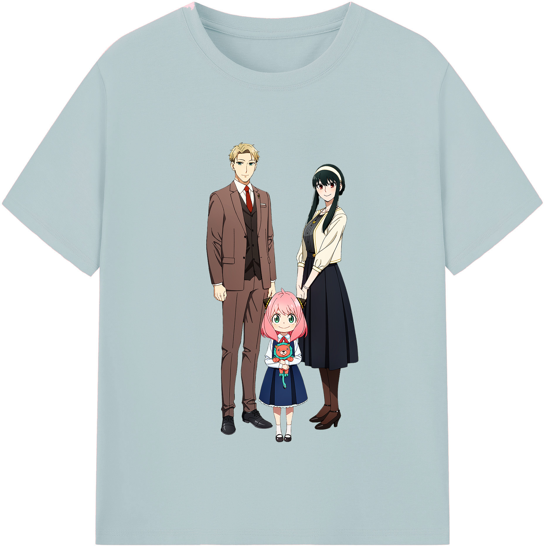 （画像用） SPY×FAMILY间谍家家酒 綿100％半袖Tシャツ（フロントプリント）